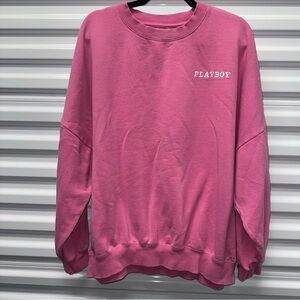 PLAYBOY Pink Crewneck sweatshirt